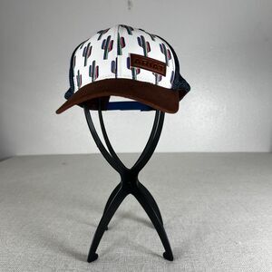 Ariat Trucker Hat Cactus Print Snapback Western Cap One Size Mesh